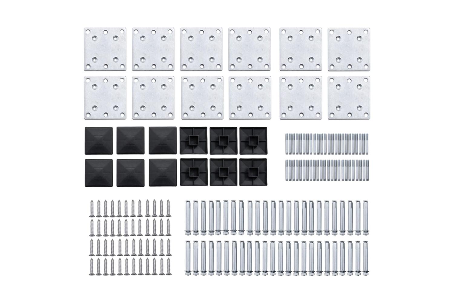 Vidaxl 3070446 Fence Panel Set Wpc 1830x-10