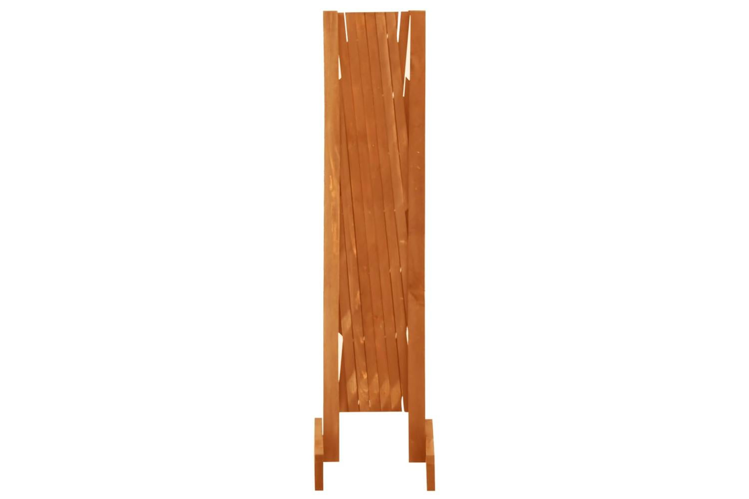 Vidaxl 314824 Garden Trellis Fence Orange 120x90 Cm Solid Firwood-3