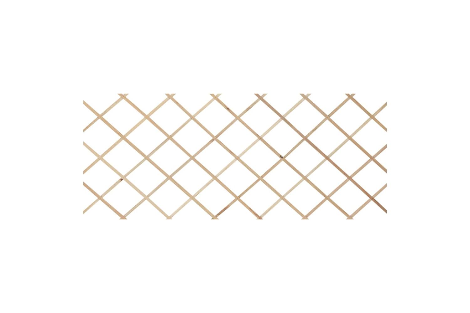vidaXL 316422 Trellis Fences 5 Pcs Solid Firwood 180x80cm-2