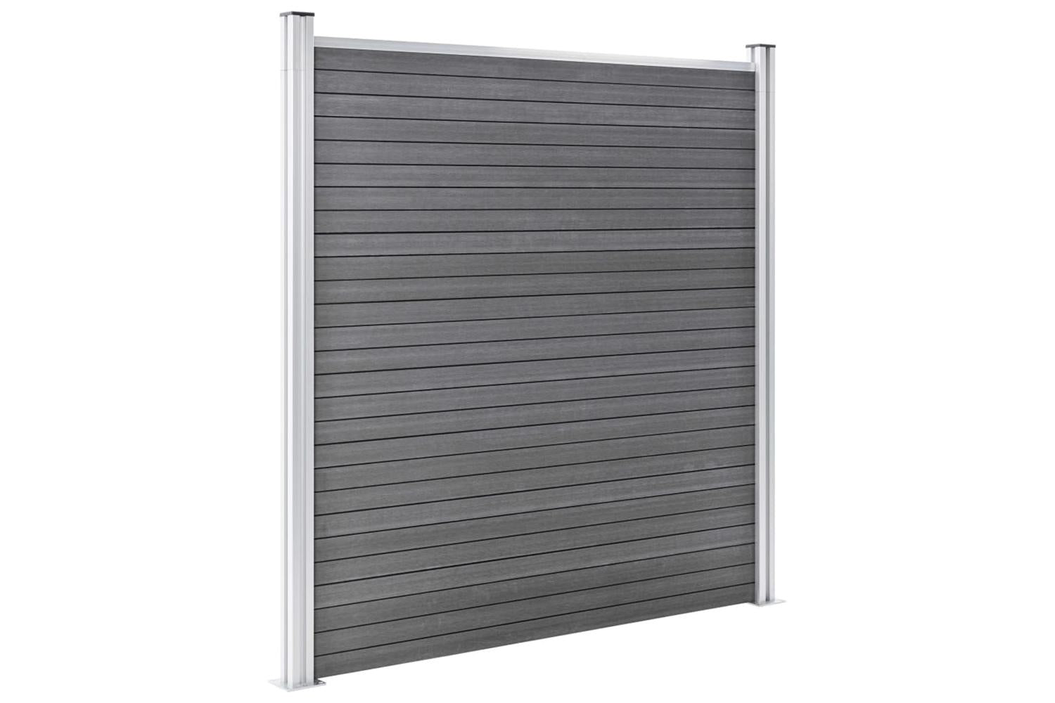 vidaXL 3053229 Garden Fence Wpc 1045x186cm Grey-5