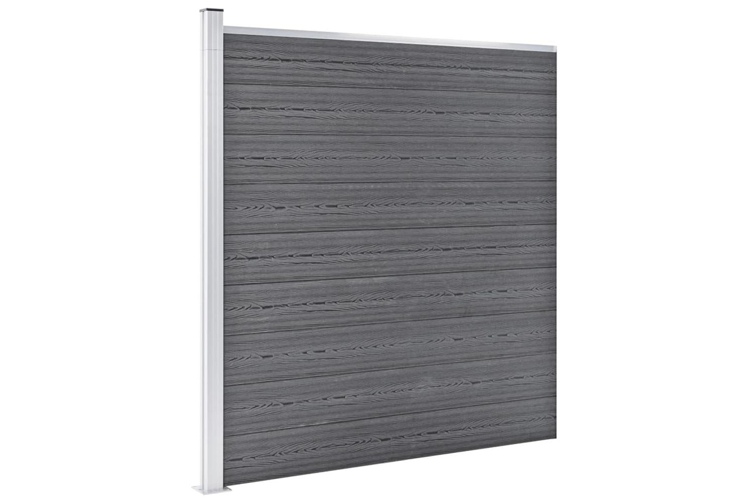 vidaXL 3053227 Garden Fence Wpc 699x186cm Grey-2