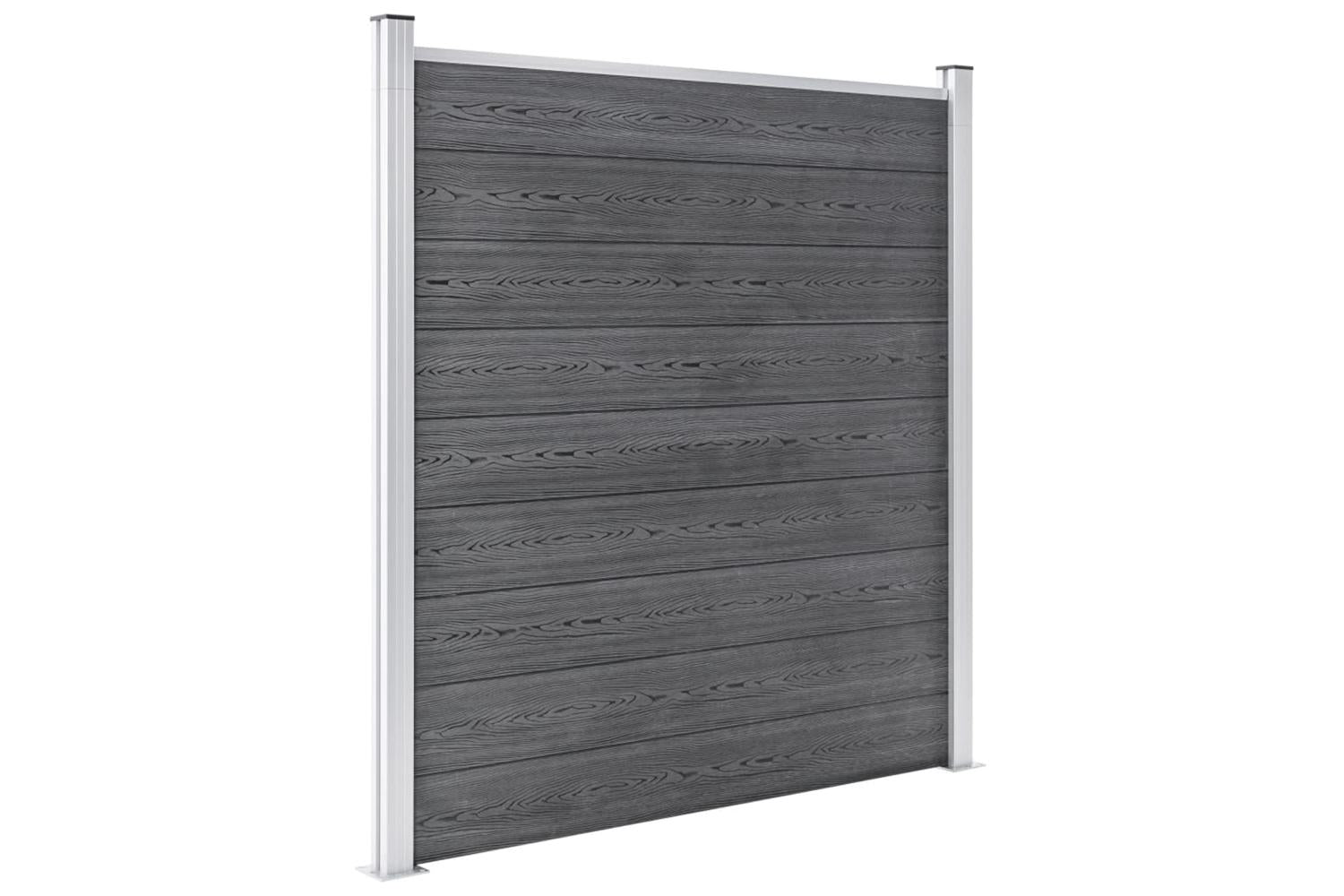 vidaXL 3053227 Garden Fence Wpc 699x186cm Grey-4