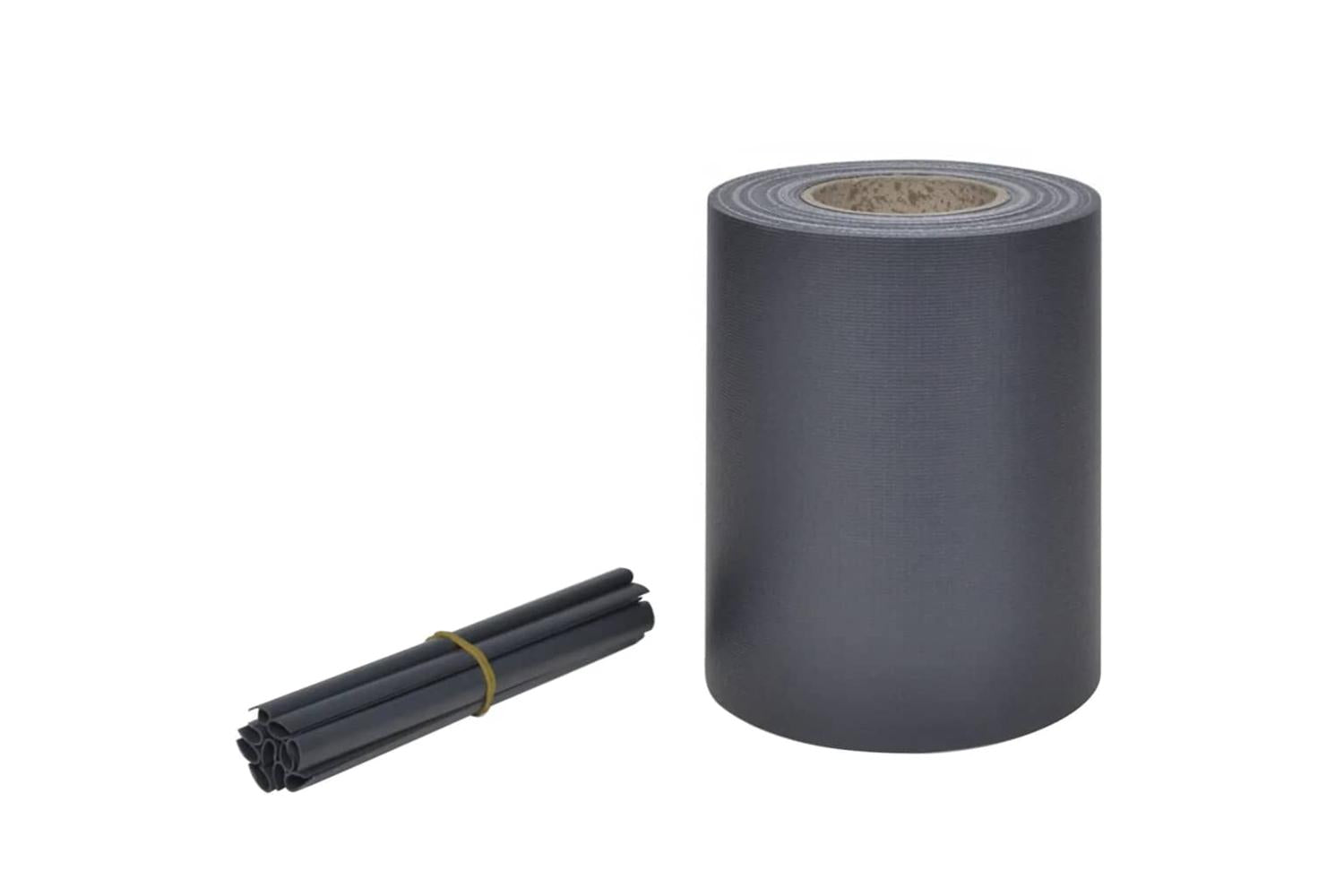 Vidaxl 3057523 Garden Privacy Screens 2 Pcs Pvc 70x0.19 M Dark Grey-3