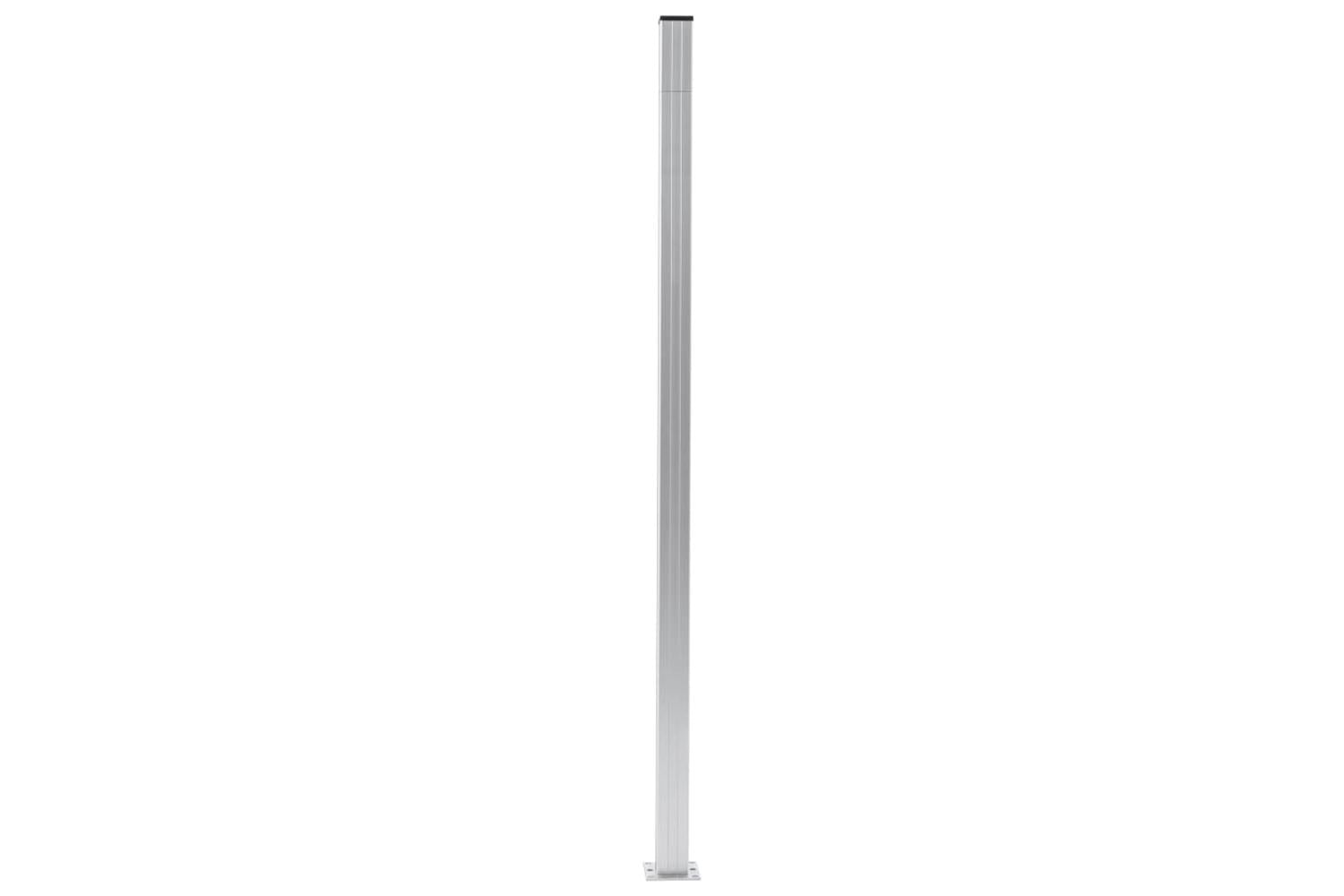 vidaXL 49077 Fence Posts 3 Pcs Aluminium 185cm-2