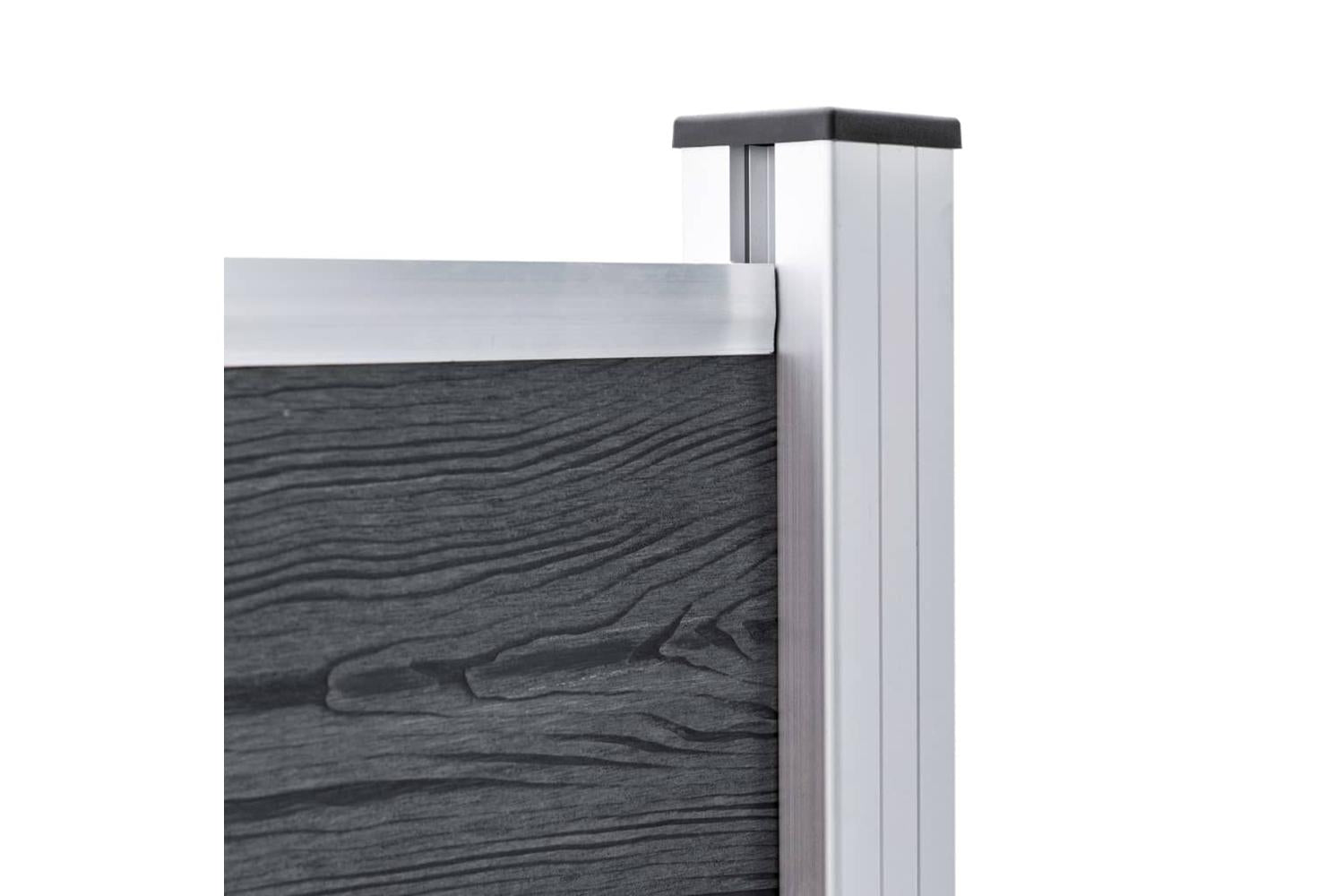 vidaXL 49077 Fence Posts 3 Pcs Aluminium 185cm-4