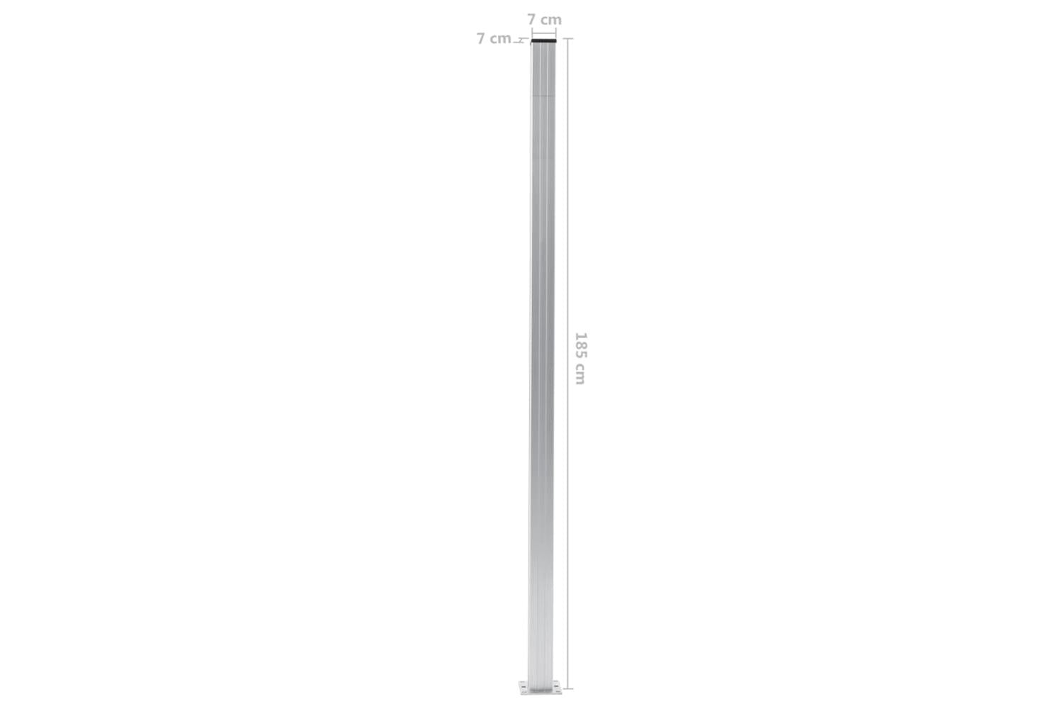 vidaXL 49077 Fence Posts 3 Pcs Aluminium 185cm-8