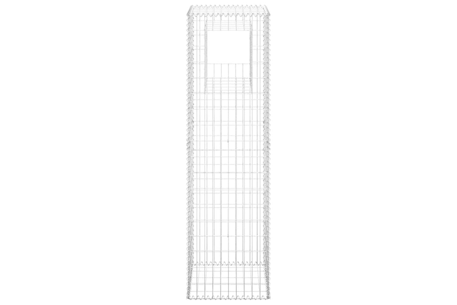 vidaXL 151272 Gabion Basket Post 50x50x180cm Iron-3