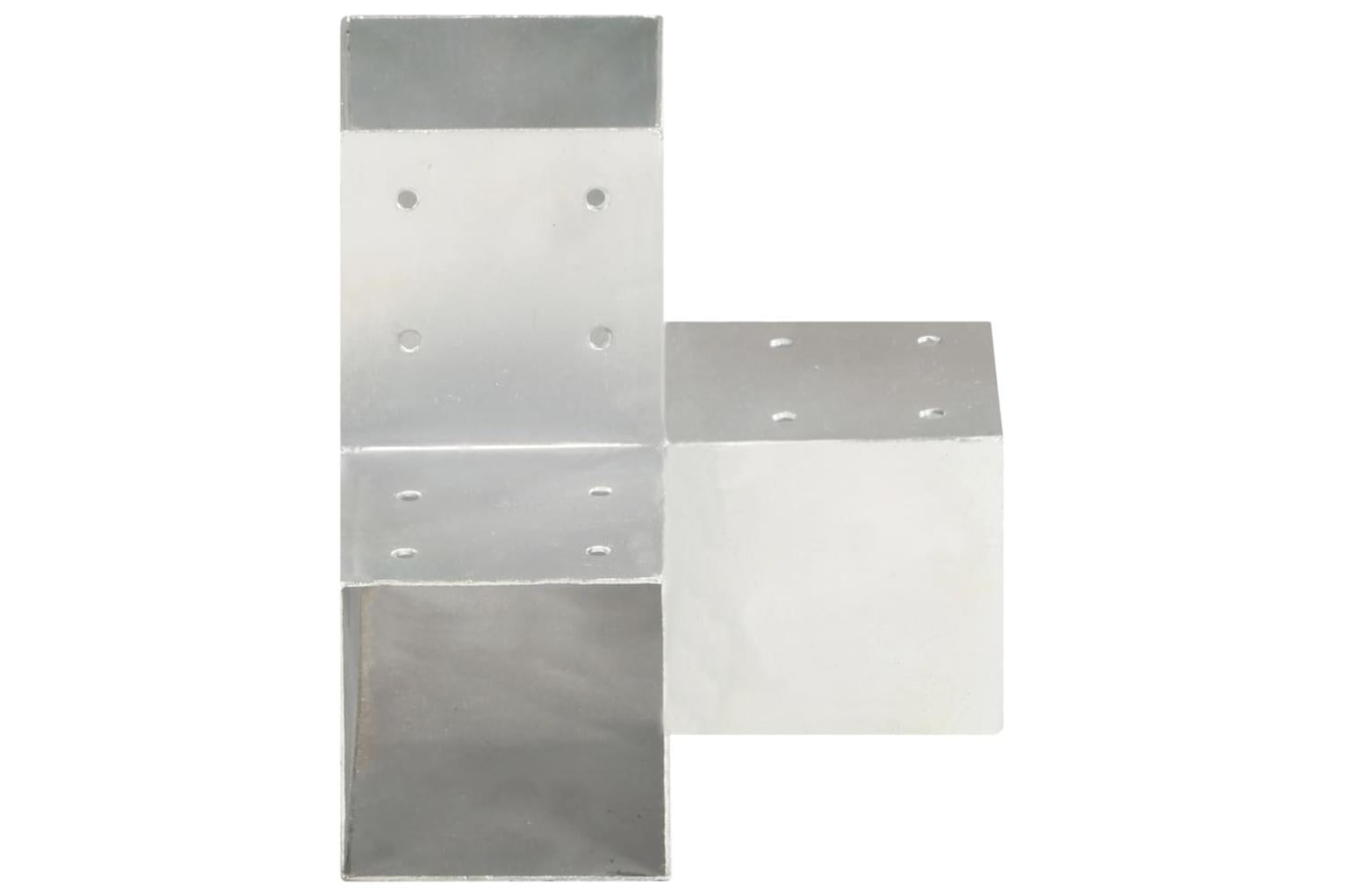 vidaXL 145473 Post Connector Y Shape Galvanised Metal 91x91mm-2
