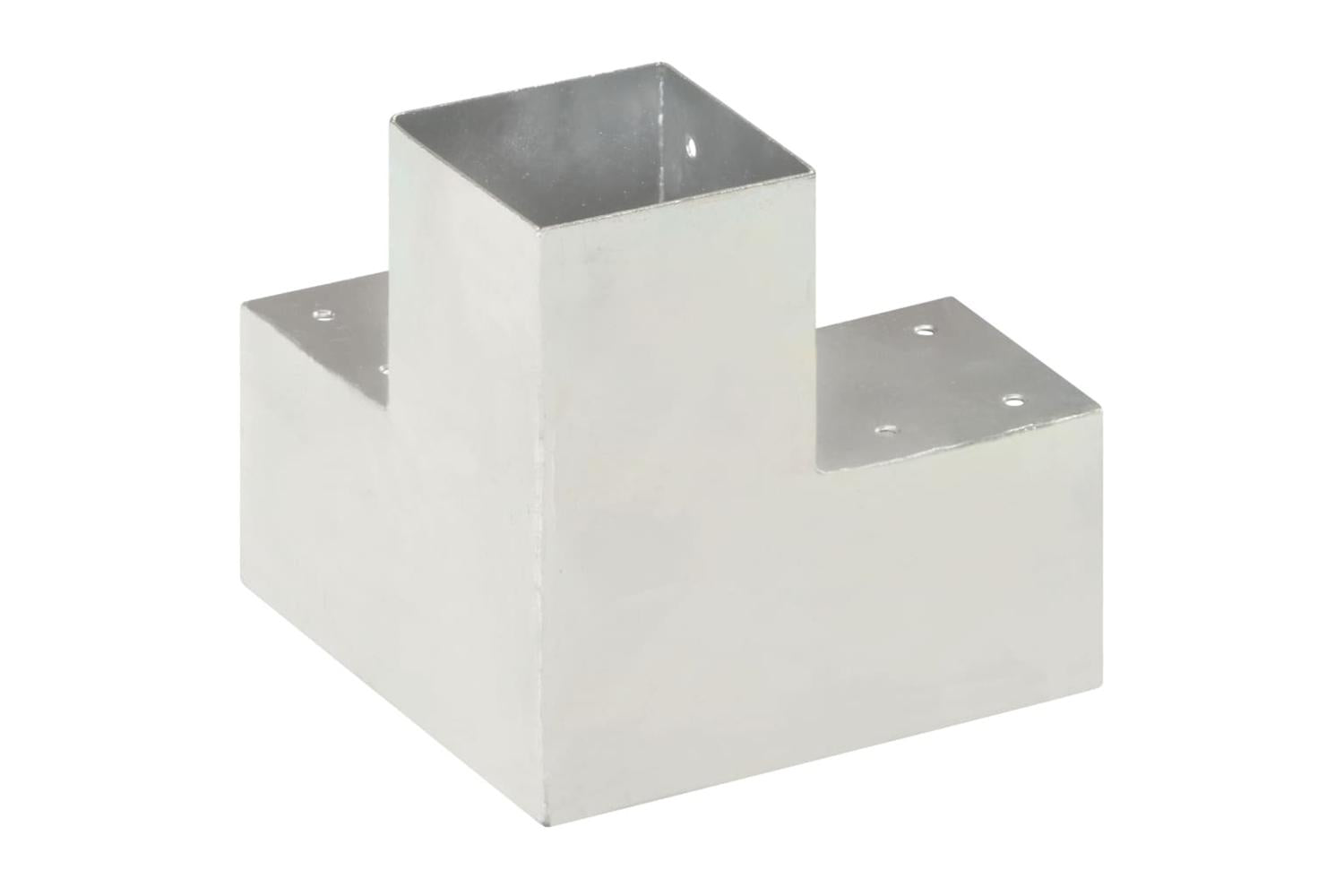 vidaXL 145473 Post Connector Y Shape Galvanised Metal 91x91mm-3