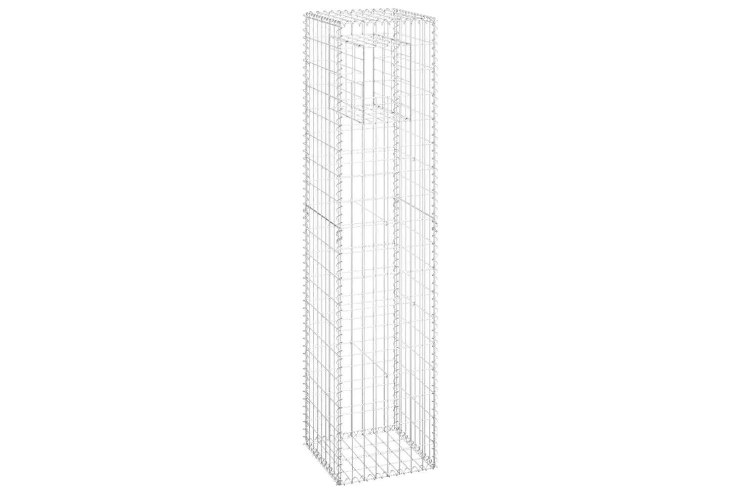 vidaXL 151264 Gabion Basket Post 40x40x180cm Iron