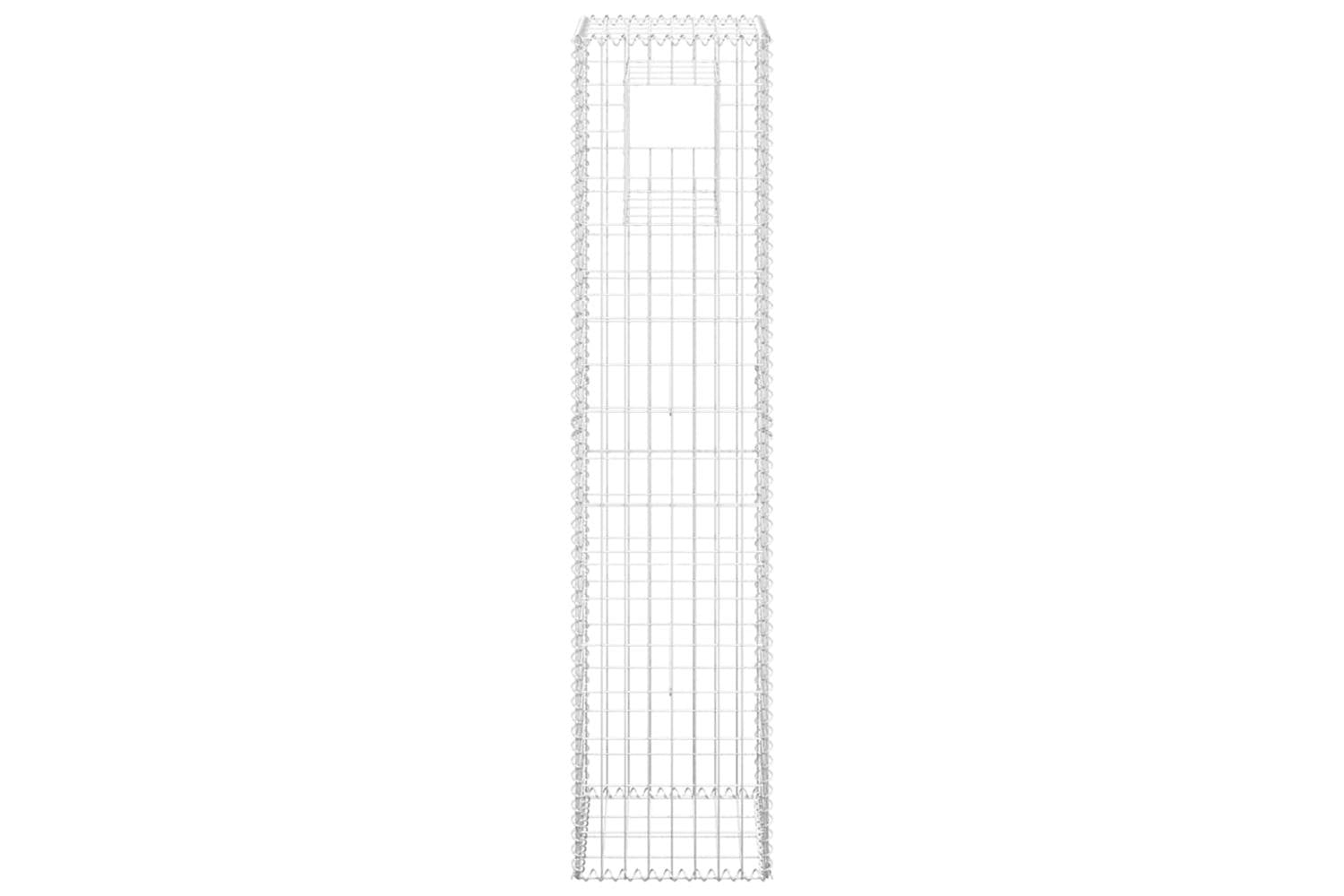 vidaXL 151264 Gabion Basket Post 40x40x180cm Iron-3