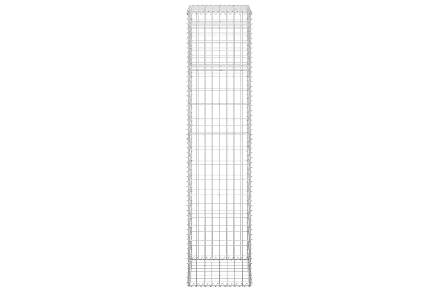 vidaXL 151264 Gabion Basket Post 40x40x180cm Iron-4