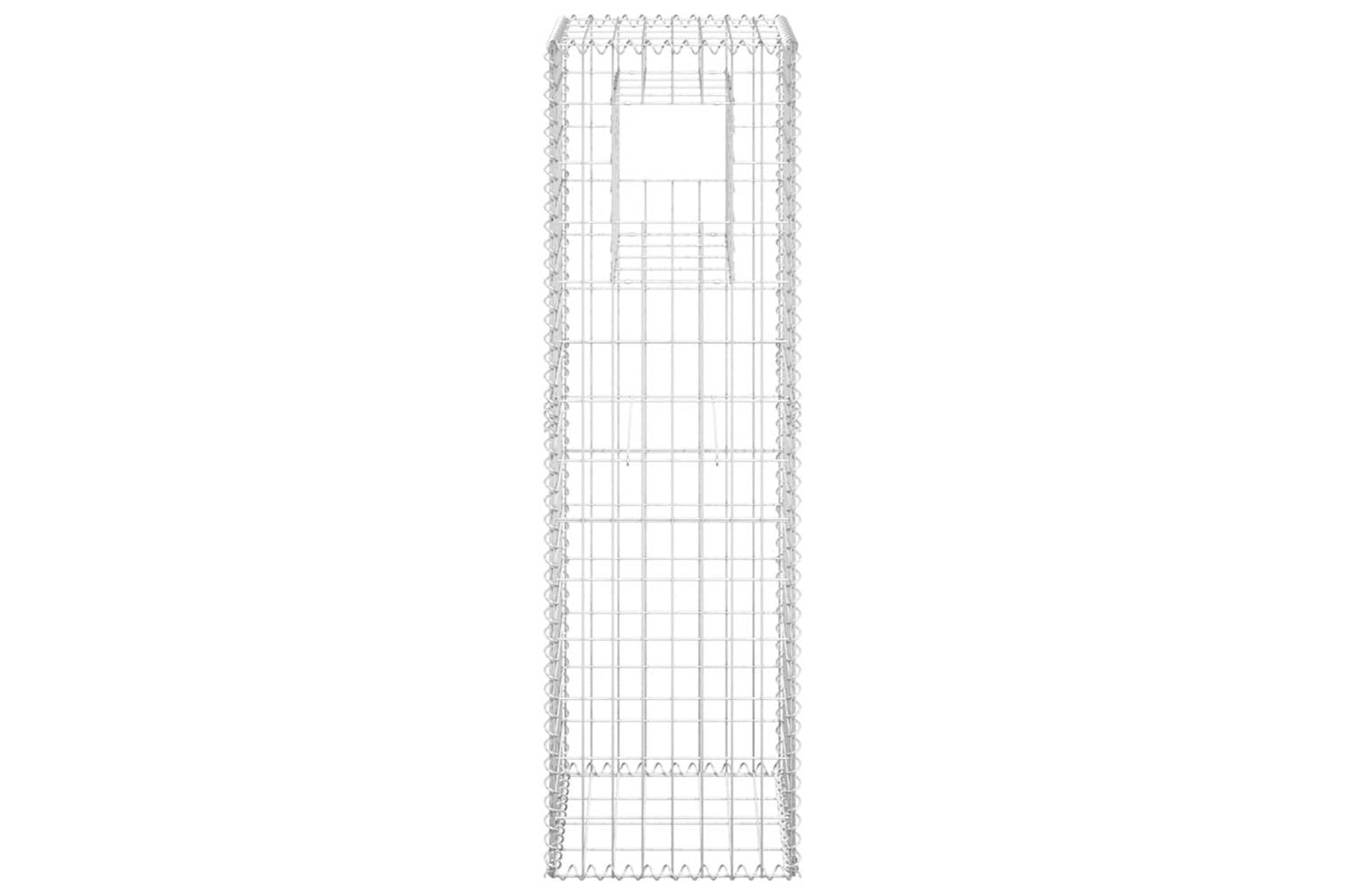 vidaXL 151262 Gabion Basket Post 40x40x140cm Iron-3