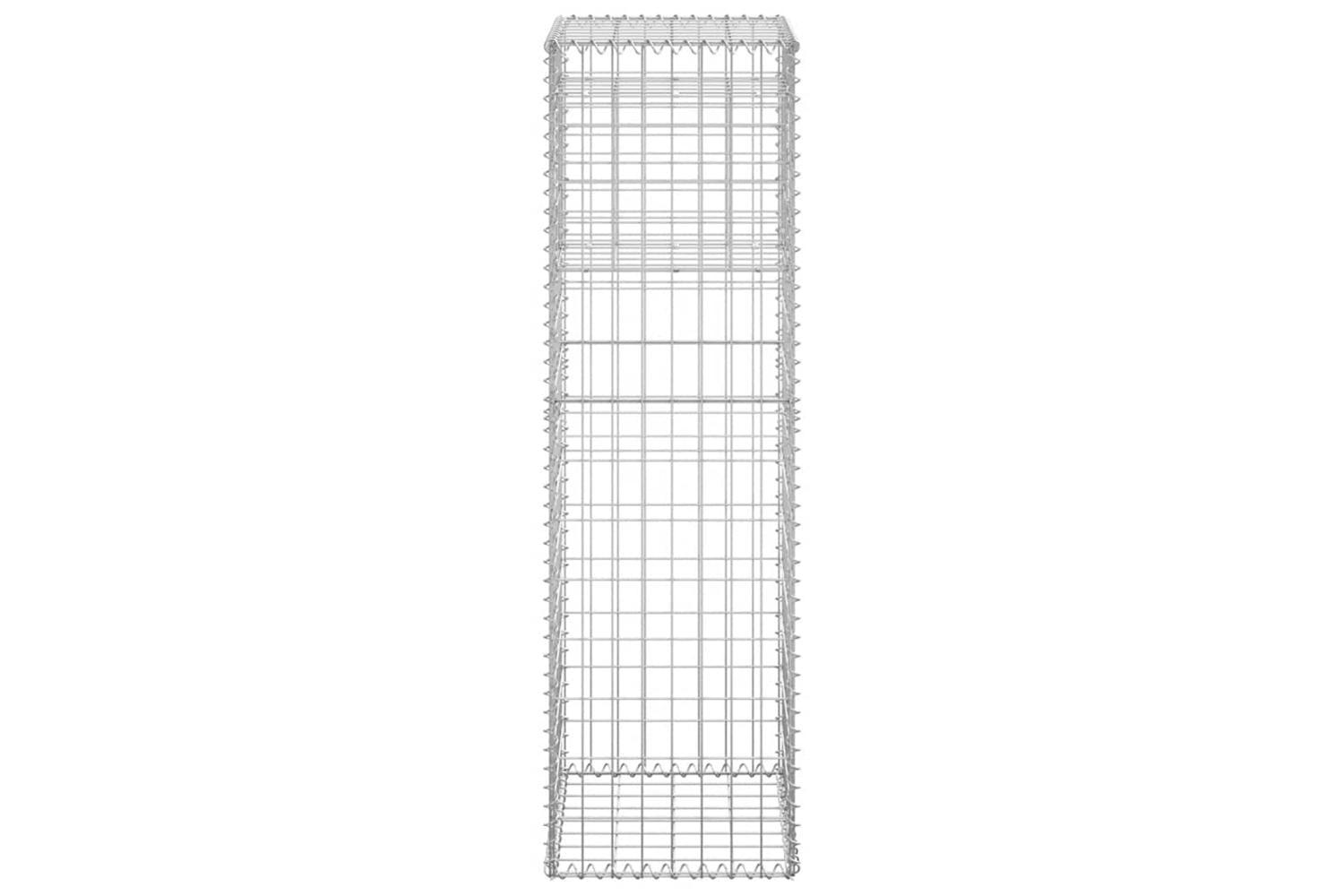 vidaXL 151262 Gabion Basket Post 40x40x140cm Iron-4
