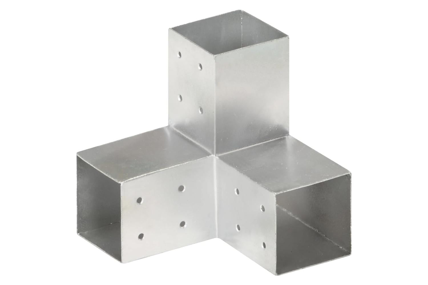 vidaXL 145465 Post Connector Y Shape Galvanised Metal 81x81mm
