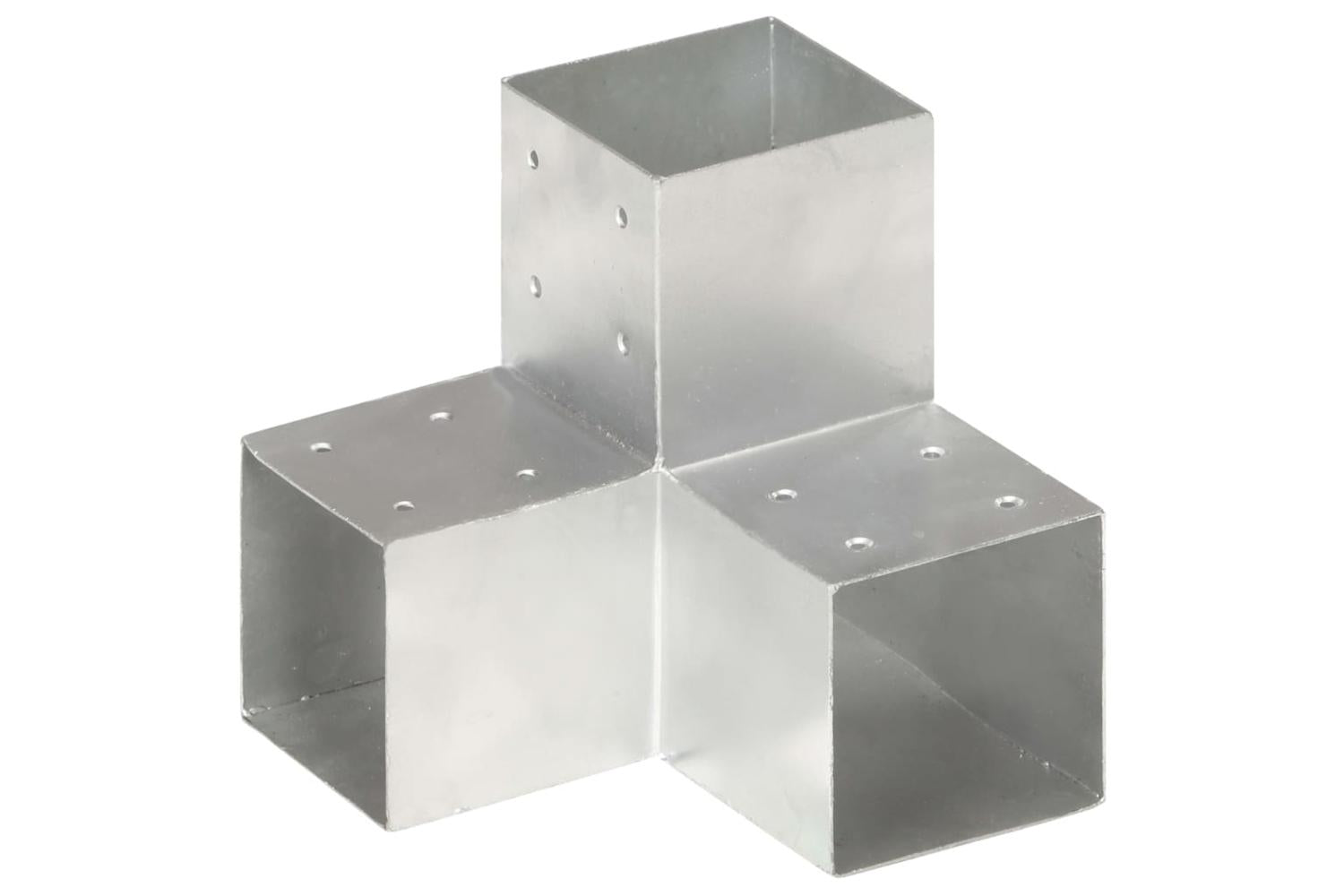 vidaXL 145481 Post Connector Y Shape Galvanised Metal 101x101mm