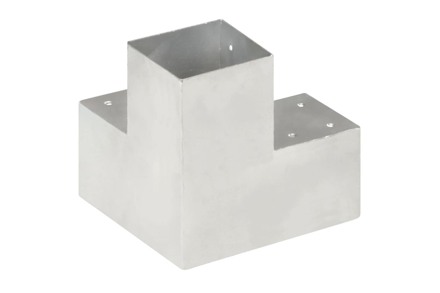 vidaXL 145481 Post Connector Y Shape Galvanised Metal 101x101mm-3