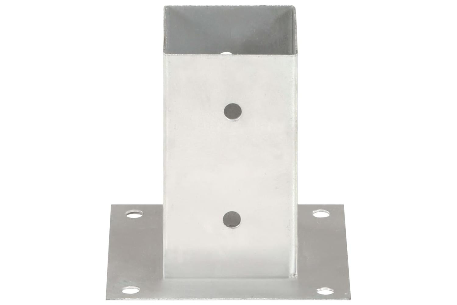 vidaXL 145448 Post Anchors 4 Pcs Galvanised Metal 81mm-3