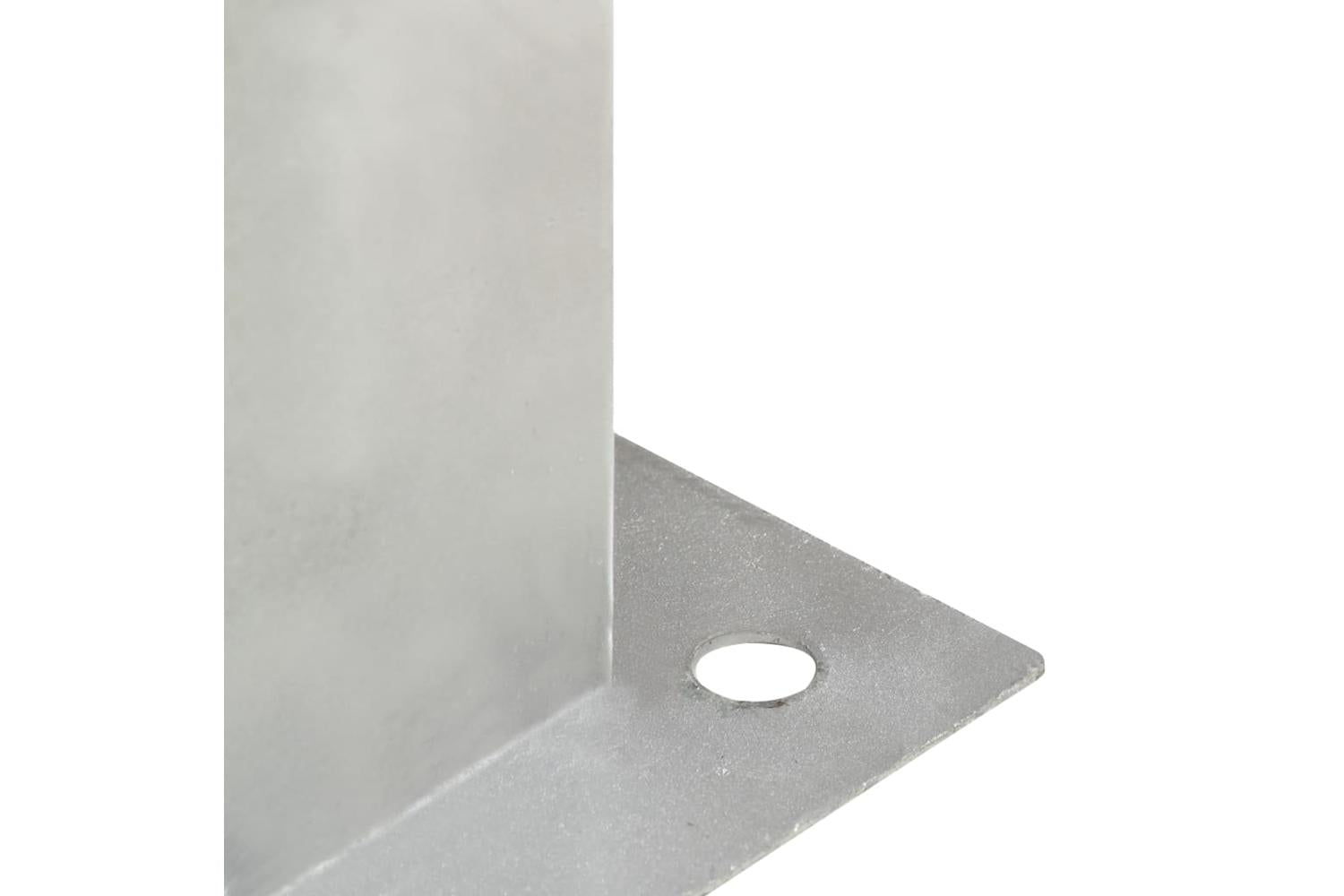 vidaXL 145448 Post Anchors 4 Pcs Galvanised Metal 81mm-6