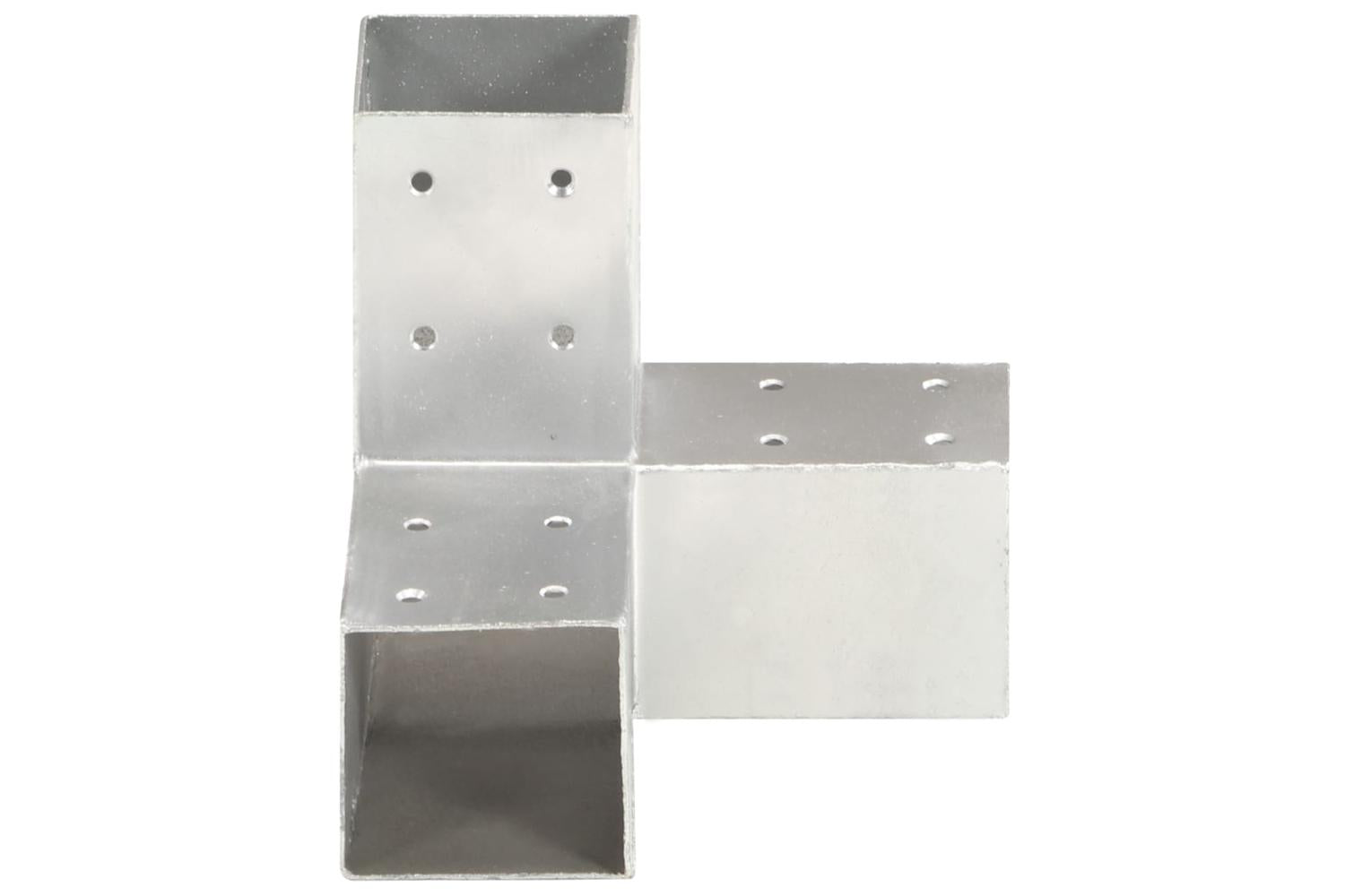 vidaXL 145457 Post Connector Y Shape Galvanised Metal 71x71mm-2