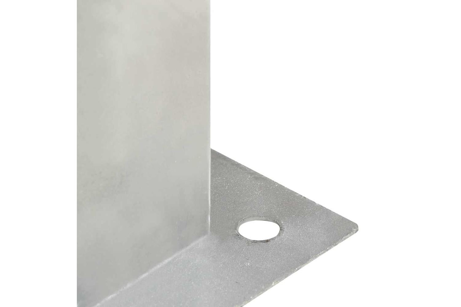 vidaXL 145452 Post Anchors 4 Pcs Galvanised Metal 141mm-6