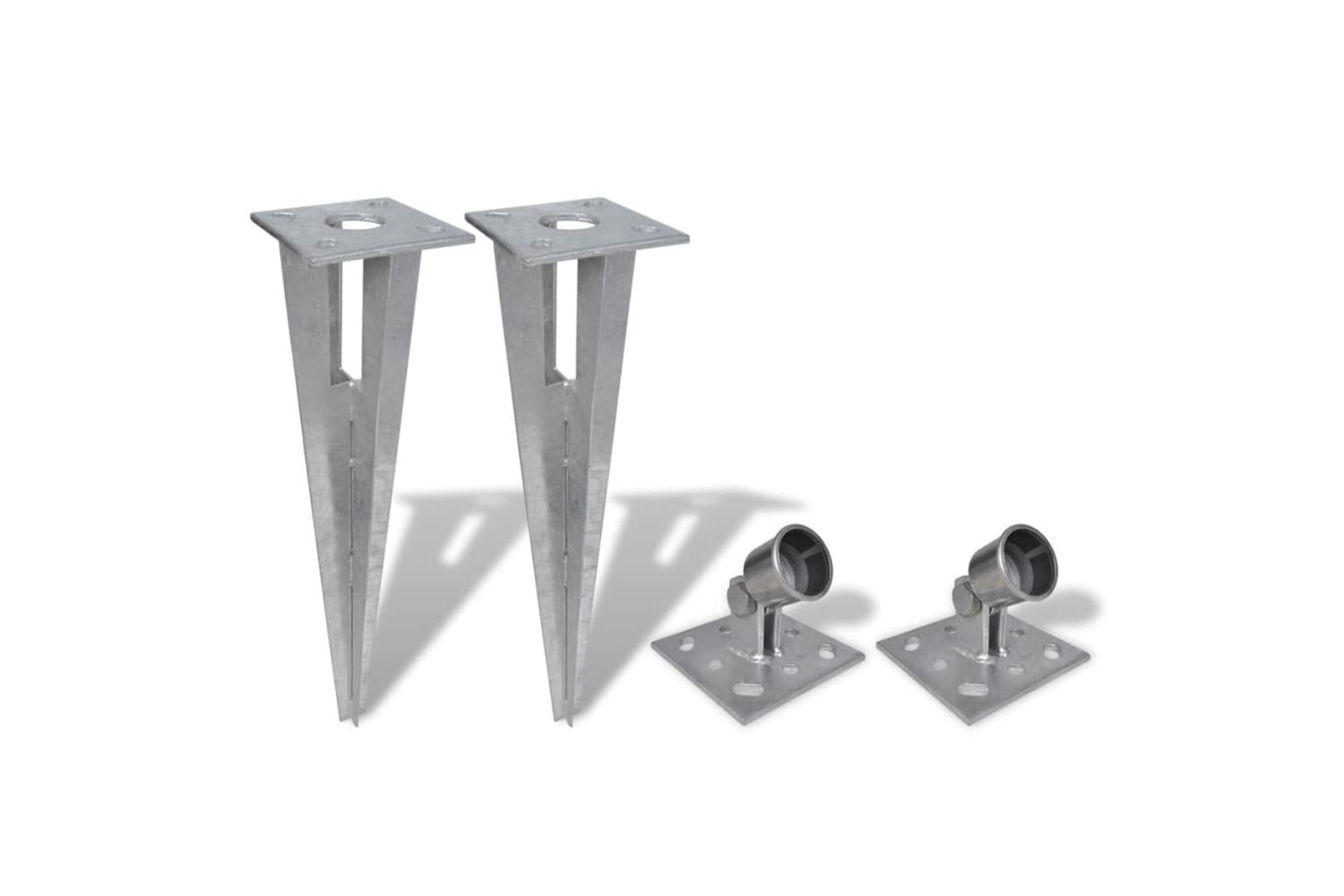 Vidaxl 140594 Strive Post Spikes 2 Pcs Steel