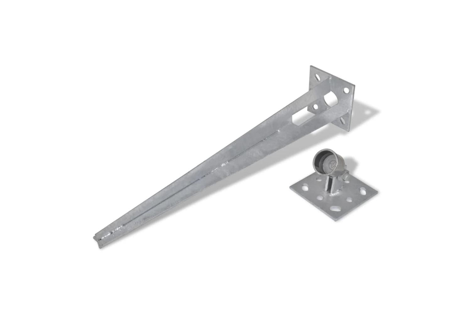 Vidaxl 140594 Strive Post Spikes 2 Pcs Steel-2