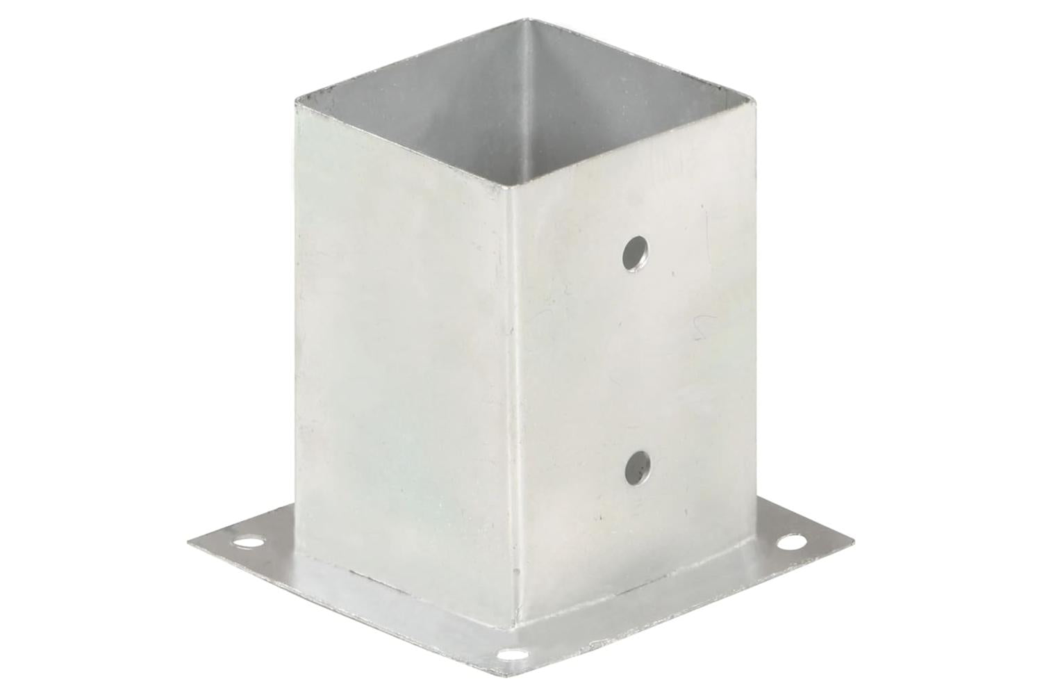 vidaXL 145450 Post Anchors 4 Pcs Galvanised Metal 101mm-2