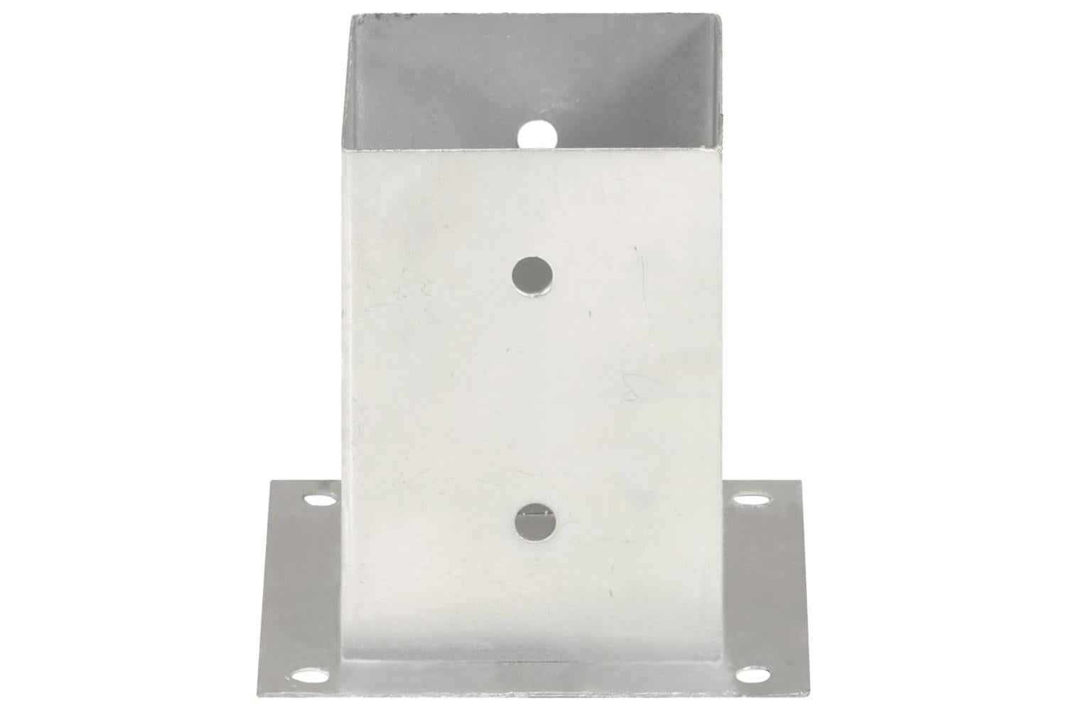 vidaXL 145450 Post Anchors 4 Pcs Galvanised Metal 101mm-3