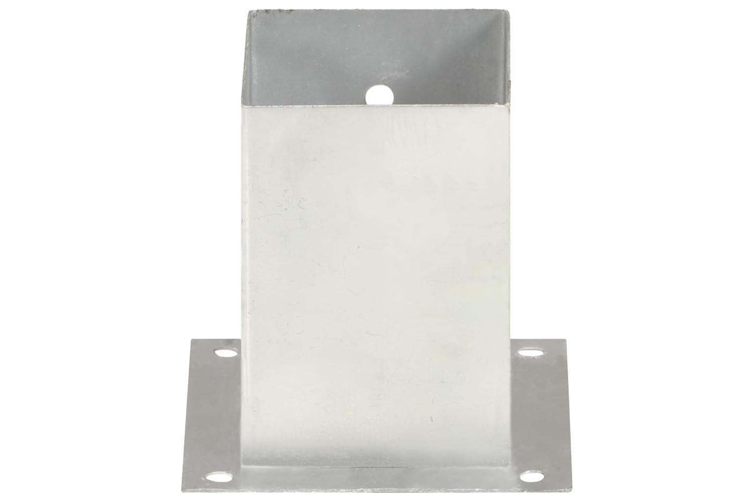 vidaXL 145450 Post Anchors 4 Pcs Galvanised Metal 101mm-4