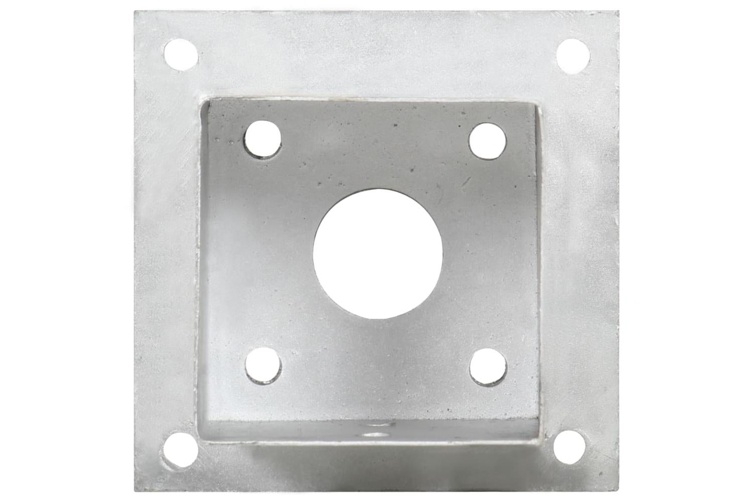 vidaXL 145450 Post Anchors 4 Pcs Galvanised Metal 101mm-5