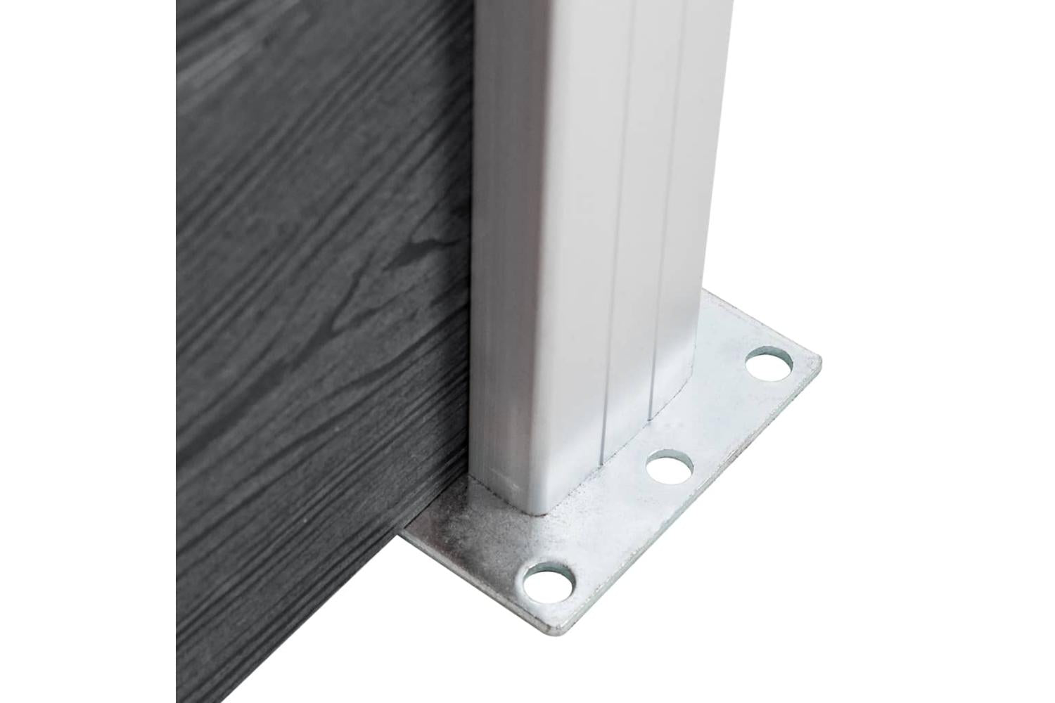 vidaXL 49076 Fence Posts 2 Pcs Aluminium 185cm-7