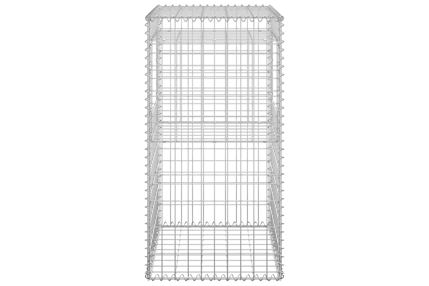 vidaXL 151268 Gabion Basket Post 50x50x100cm Iron-4