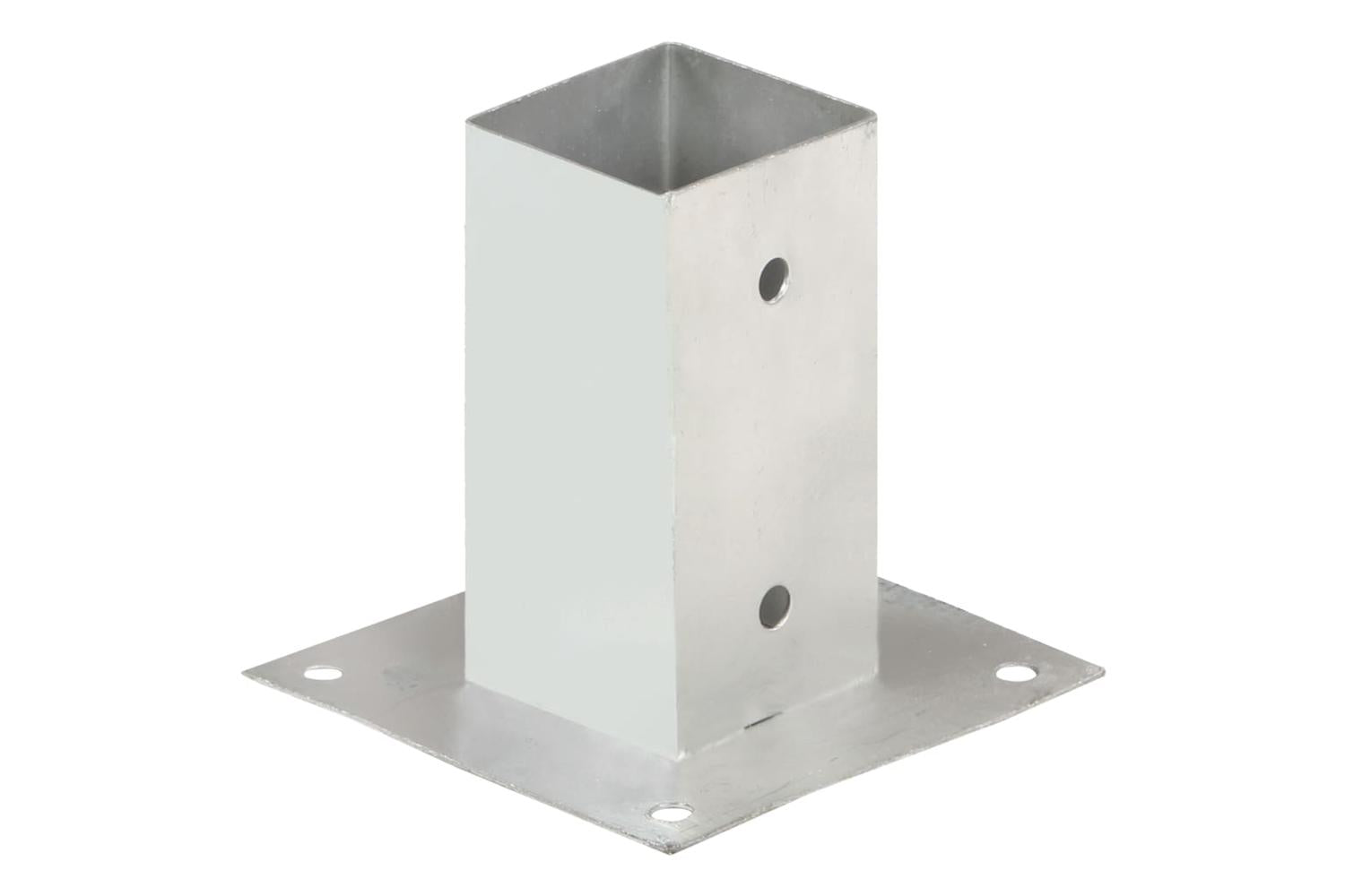 vidaXL 145447 Post Anchors 4 Pcs Galvanised Metal 71mm-2