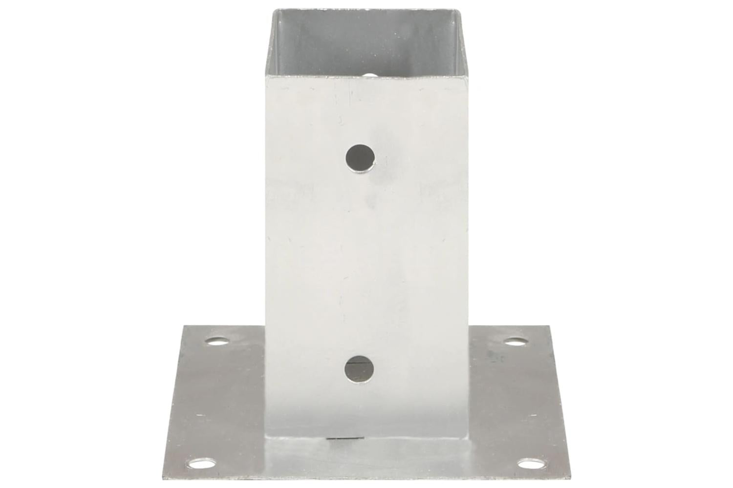 vidaXL 145447 Post Anchors 4 Pcs Galvanised Metal 71mm-3