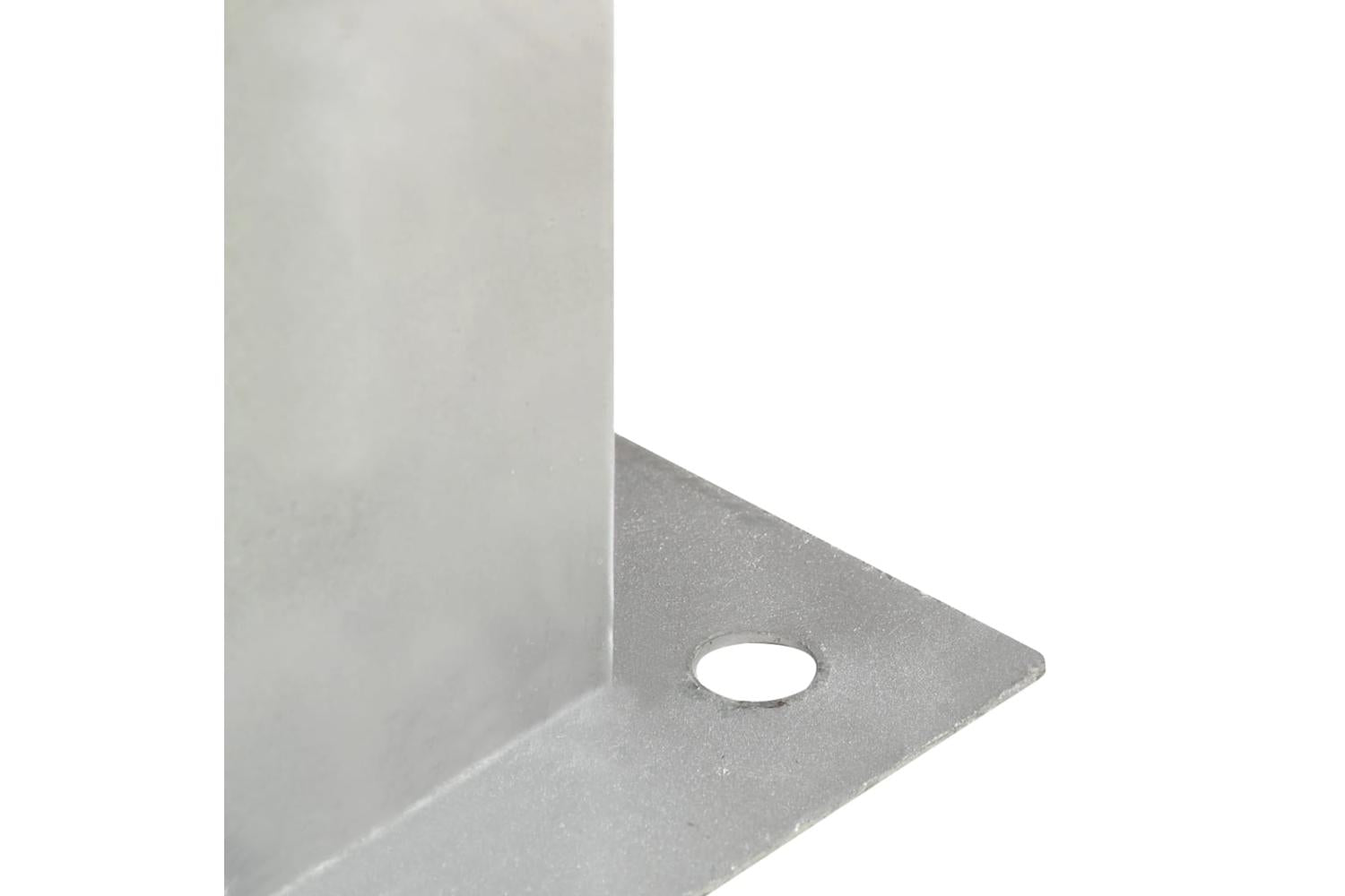 vidaXL 145447 Post Anchors 4 Pcs Galvanised Metal 71mm-6