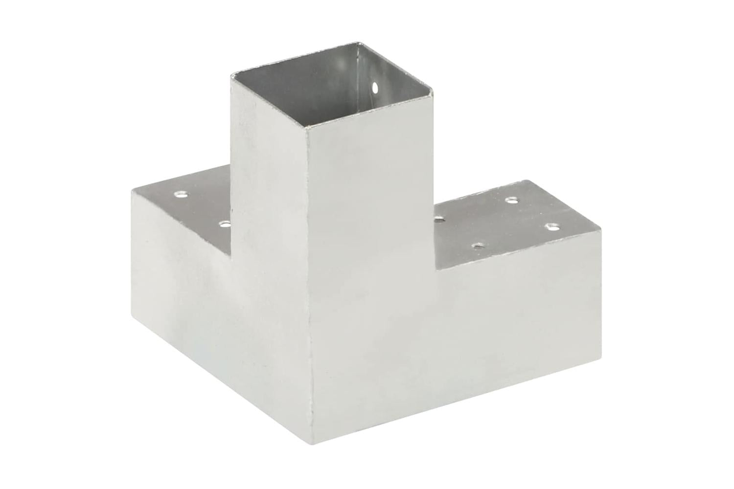 vidaXL 145458 Post Connectors 4 Pcs Y Shape Galvanised Metal 71x71mm-4