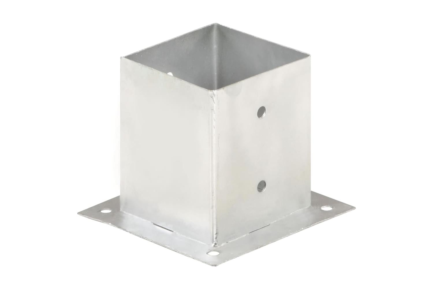 vidaXL 145451 Post Anchors 4 Pcs Galvanised Metal 121mm-2