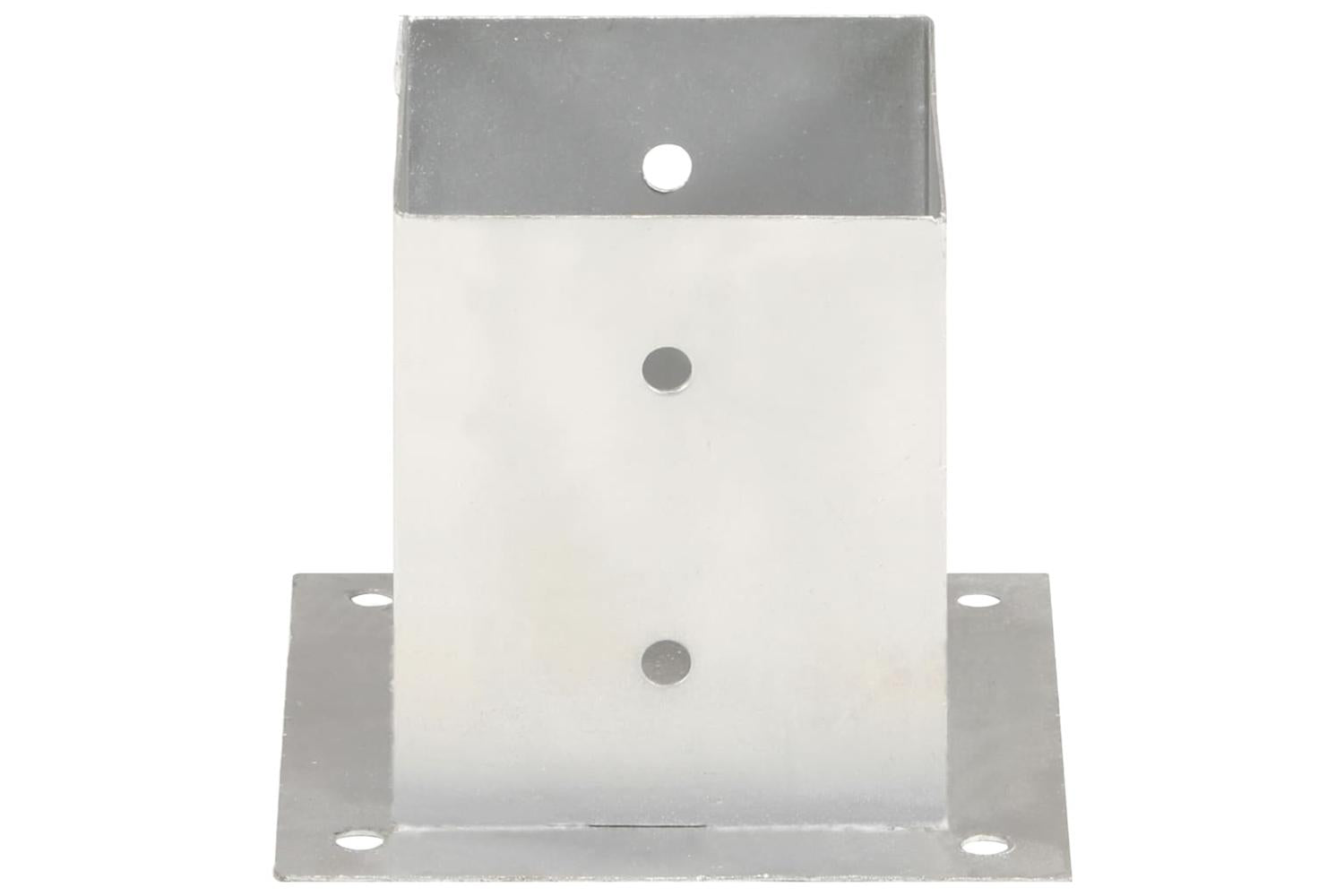 vidaXL 145451 Post Anchors 4 Pcs Galvanised Metal 121mm-3