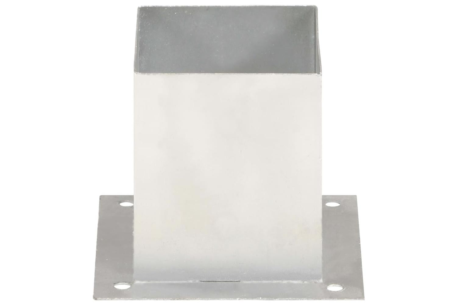 vidaXL 145451 Post Anchors 4 Pcs Galvanised Metal 121mm-4