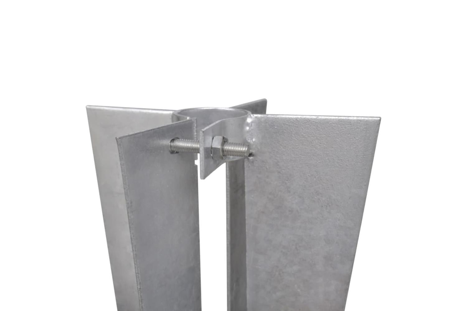 Vidaxl 140595 Fence Post Spikes 2 Pcs Steel-2