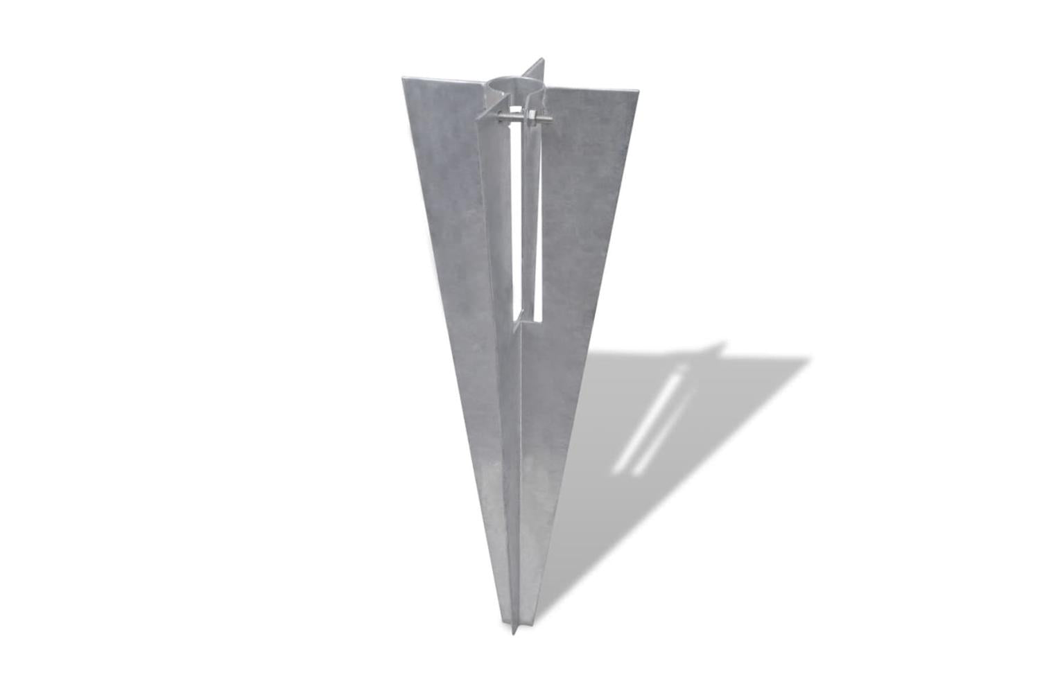 Vidaxl 140595 Fence Post Spikes 2 Pcs Steel-3