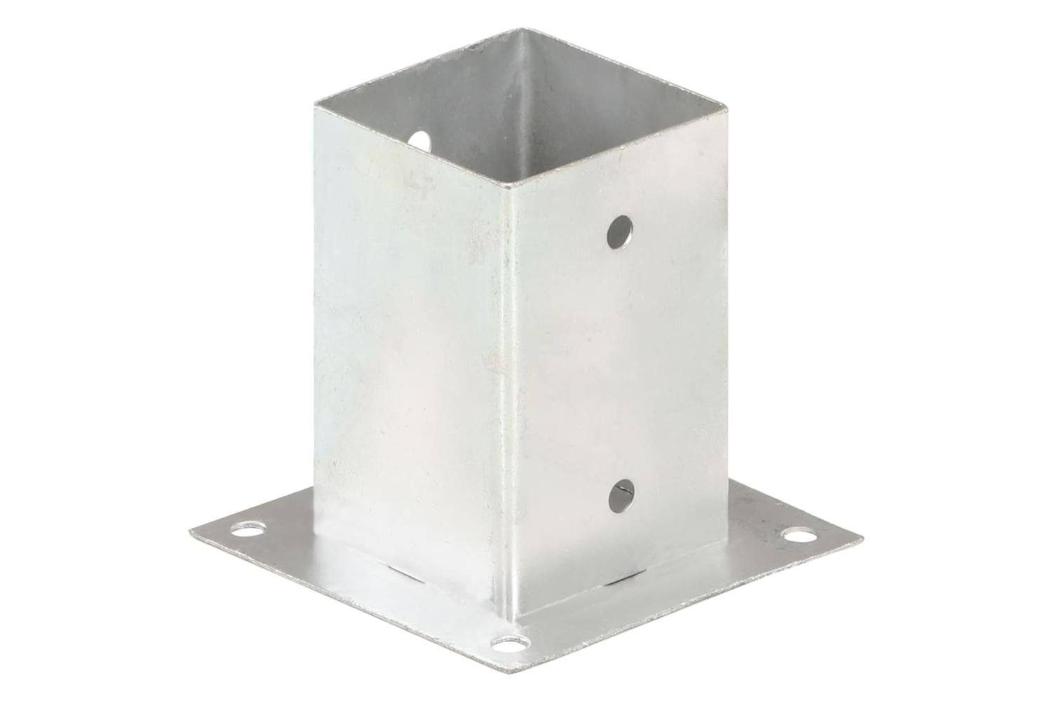 vidaXL 145449 Post Anchors 4 Pcs Galvanised Metal 91mm-2