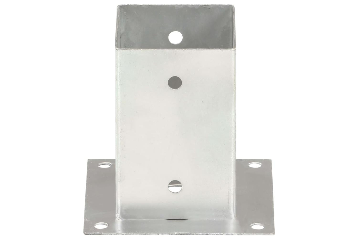 vidaXL 145449 Post Anchors 4 Pcs Galvanised Metal 91mm-3