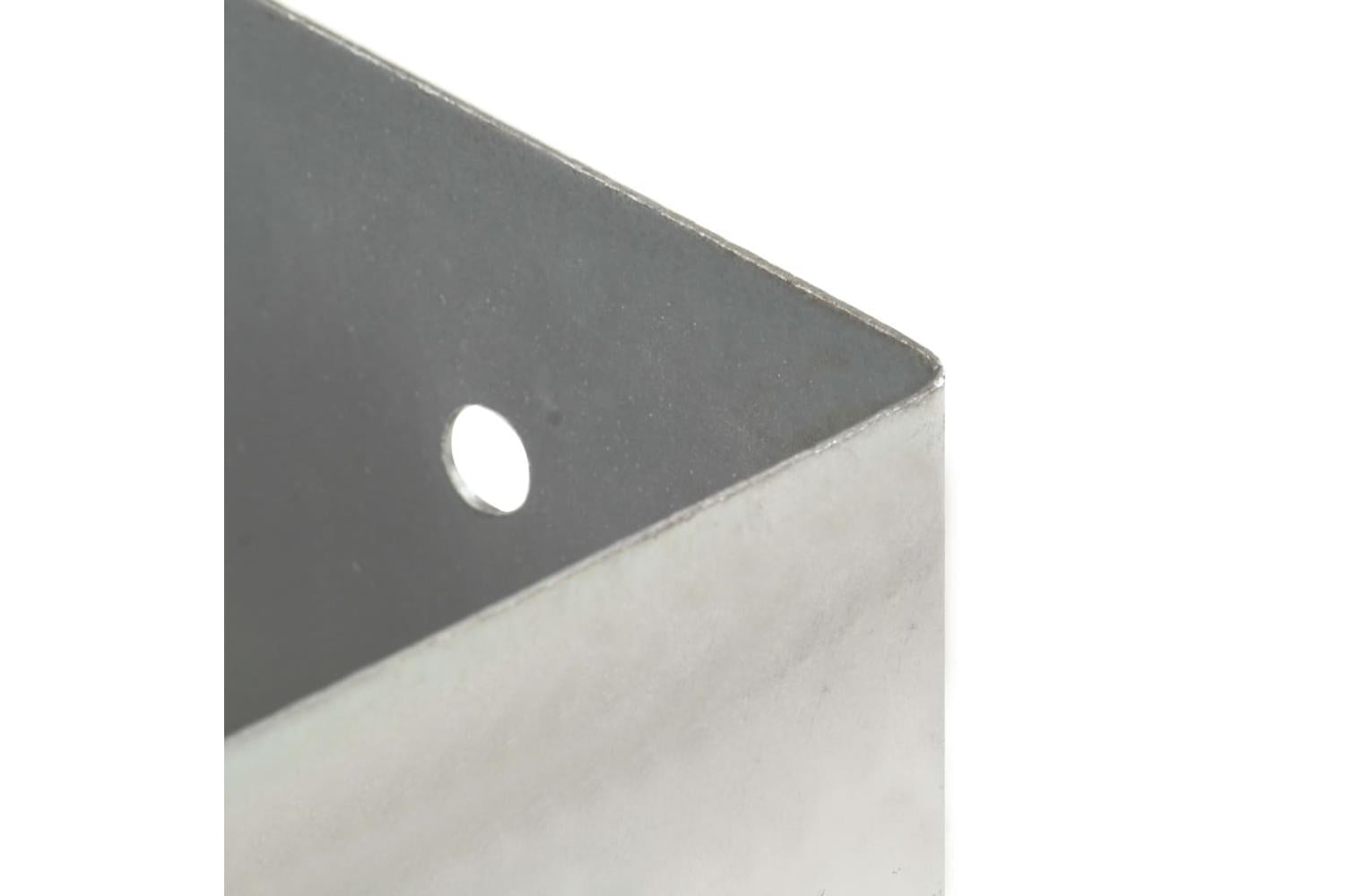 vidaXL 145449 Post Anchors 4 Pcs Galvanised Metal 91mm-7
