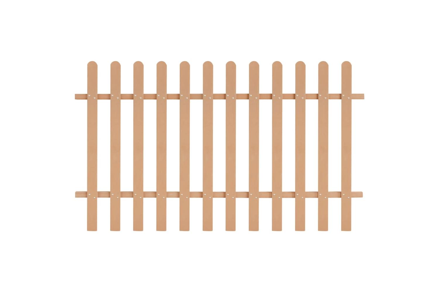 vidaXL 42825 Picket Fence Wpc 200x120cm