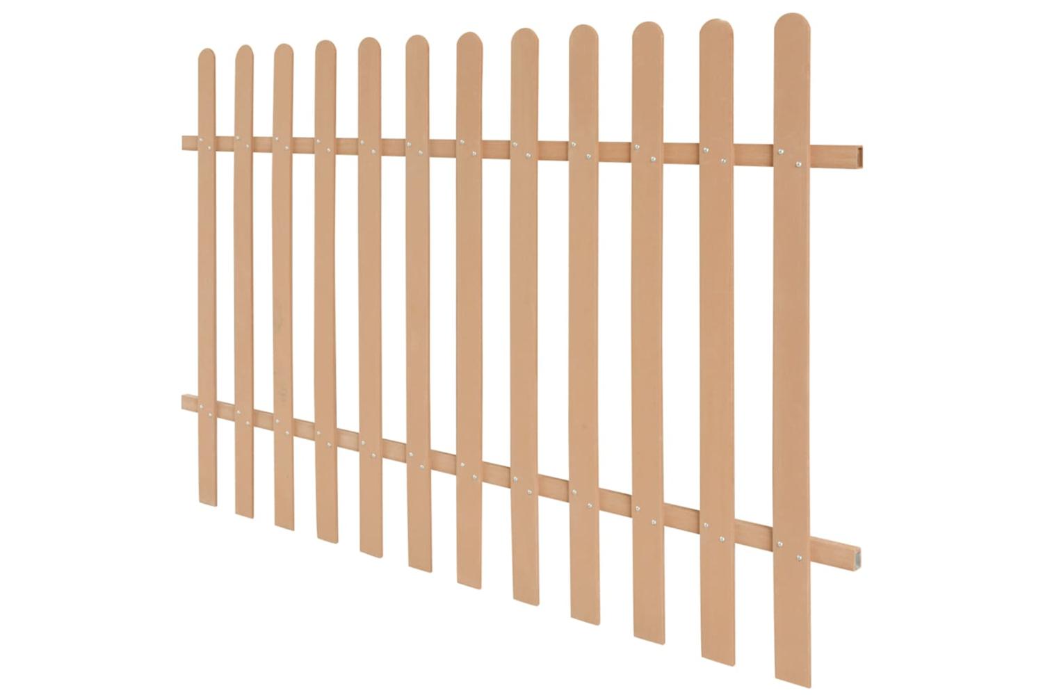 vidaXL 42825 Picket Fence Wpc 200x120cm-2