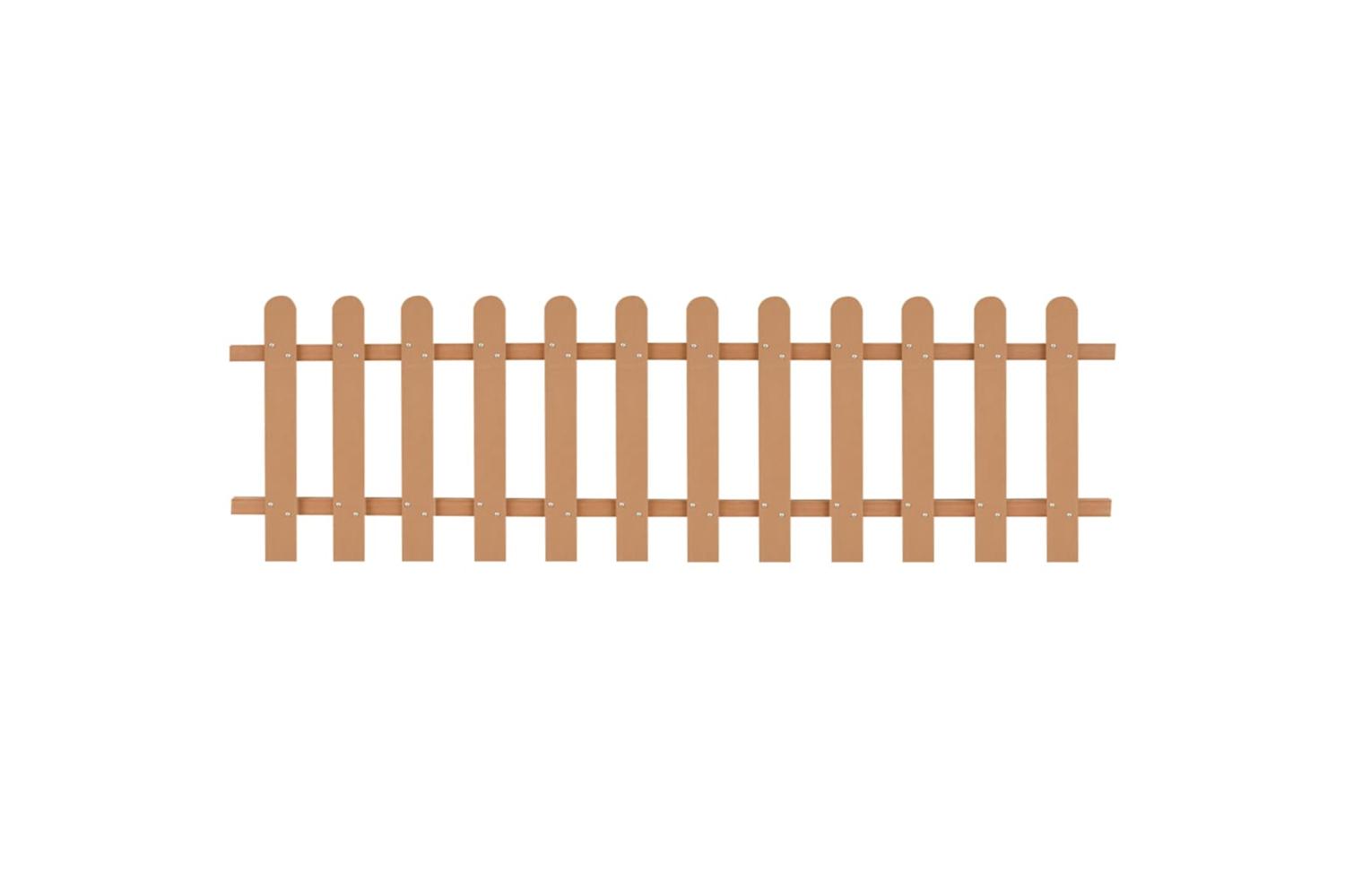 vidaXL 42822 Picket Fence Wpc 200x60cm