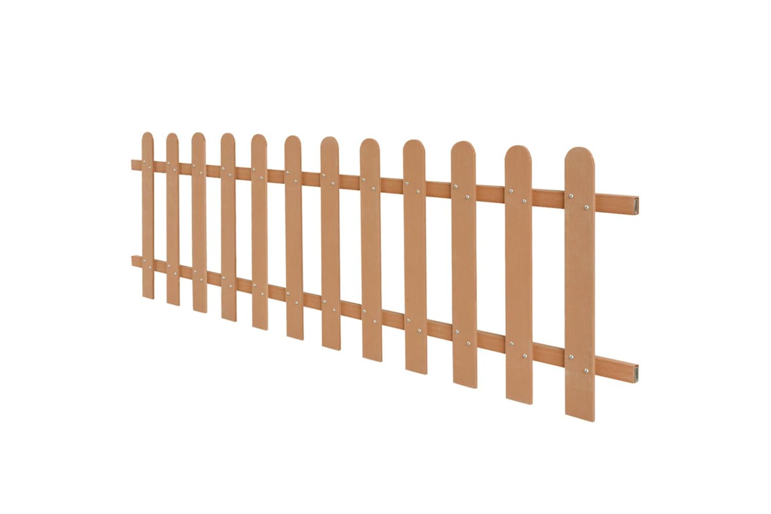 vidaXL 42822 Picket Fence Wpc 200x60cm-2