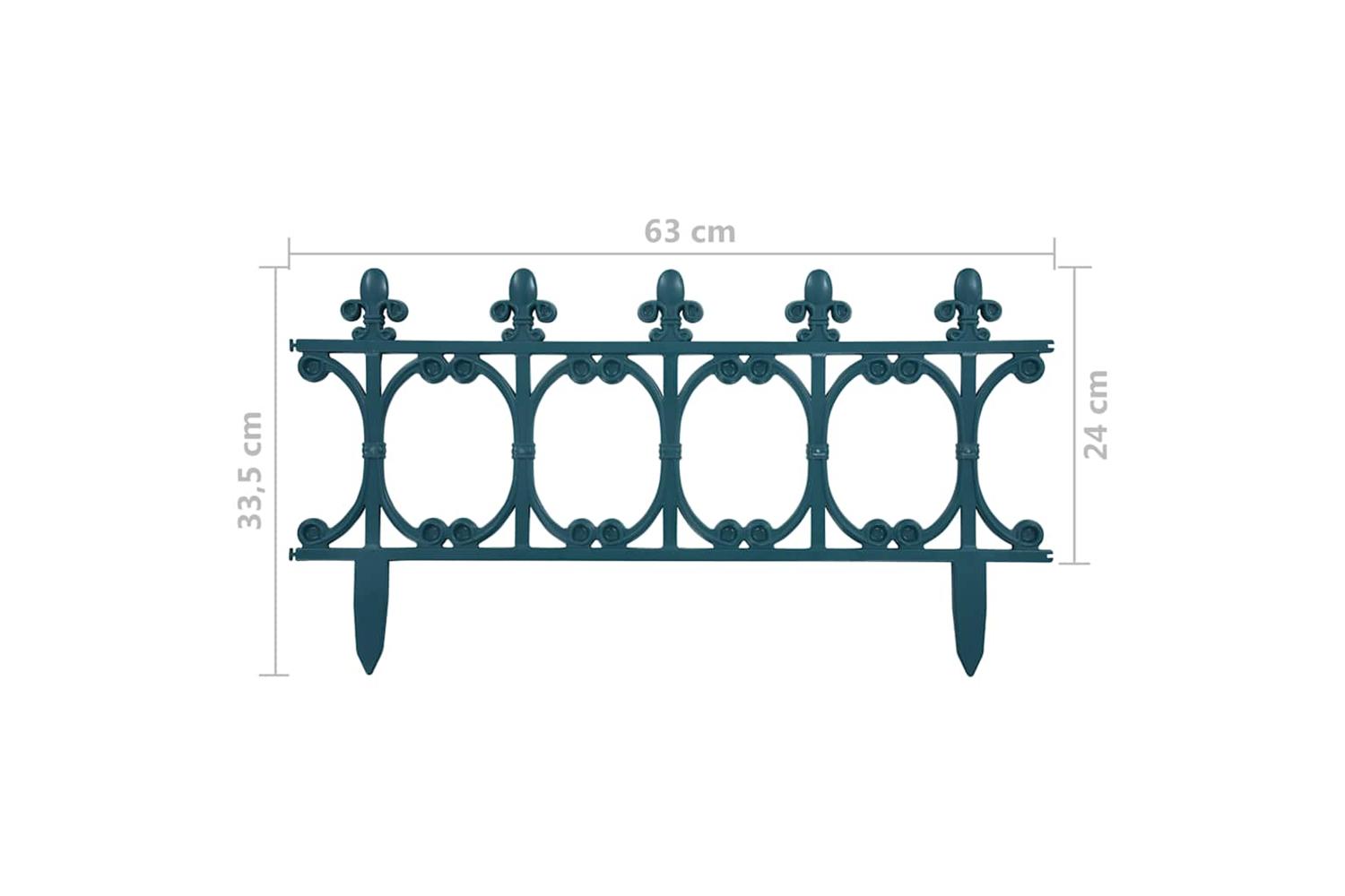 Vidaxl 48619 Lawn Edgings 16 Pcs Green 10 M Pp-6